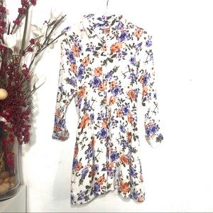 entro • long sleeve floral dress